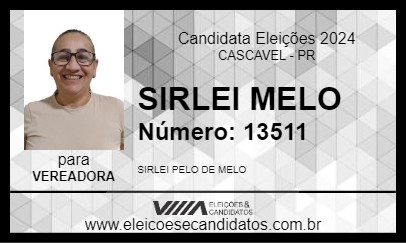 Candidato SIRLEI MELO 2024 - CASCAVEL - Eleições