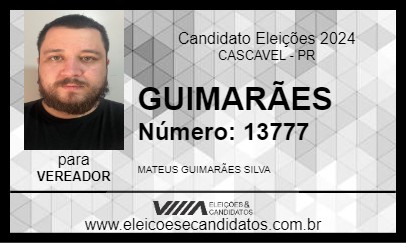 Candidato GUIMARÃES 2024 - CASCAVEL - Eleições