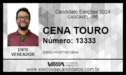 Candidato CENA TOURO 2024 - CASCAVEL - Eleições