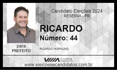 Candidato RICARDO 2024 - RESERVA - Eleições