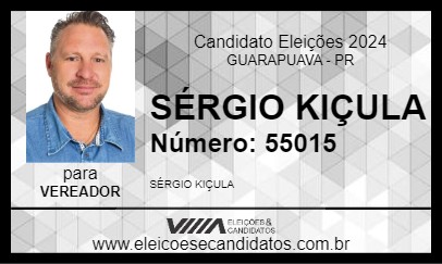 Candidato SERGIO KIÇULA 2024 - GUARAPUAVA - Eleições