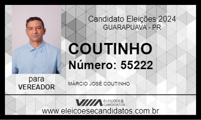 Candidato COUTINHO 2024 - GUARAPUAVA - Eleições