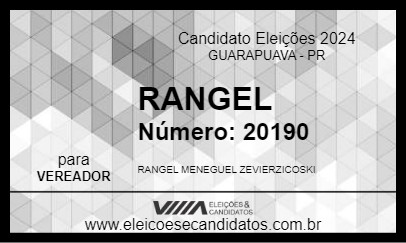 Candidato RANGEL 2024 - GUARAPUAVA - Eleições