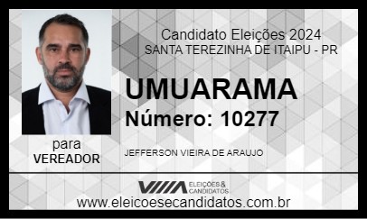 Candidato UMUARAMA 2024 - SANTA TEREZINHA DE ITAIPU - Eleições