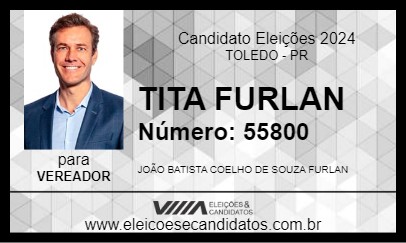 Candidato TITA FURLAN 2024 - TOLEDO - Eleições