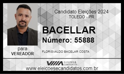 Candidato BACELLAR 2024 - TOLEDO - Eleições