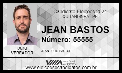 Candidato JEAN BASTOS 2024 - QUITANDINHA - Eleições