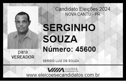 Candidato SERGINHO SOUZA 2024 - NOVA CANTU - Eleições