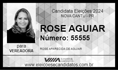 Candidato ROSE AGUIAR 2024 - NOVA CANTU - Eleições