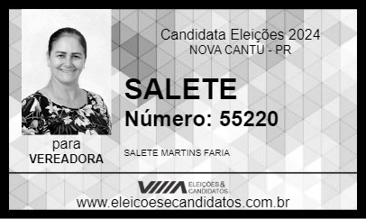 Candidato SALETE 2024 - NOVA CANTU - Eleições