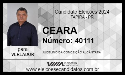 Candidato CEARA 2024 - TAPIRA - Eleições