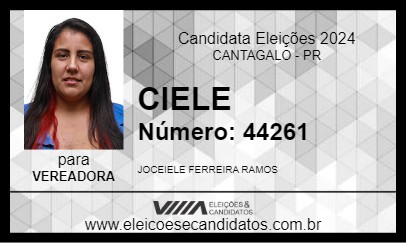 Candidato CIELE 2024 - CANTAGALO - Eleições