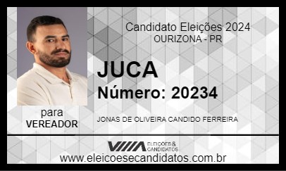 Candidato JUCA 2024 - OURIZONA - Eleições