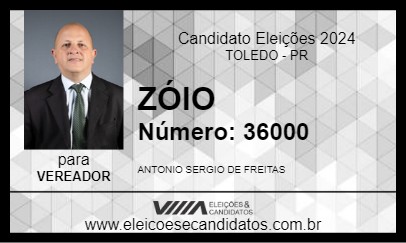 Candidato ZÓIO 2024 - TOLEDO - Eleições