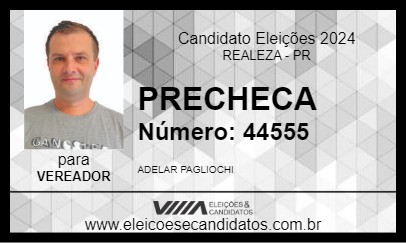 Candidato PRECHECA 2024 - REALEZA - Eleições