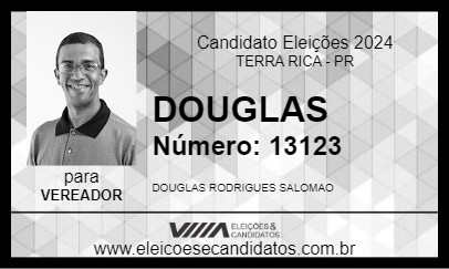 Candidato DOUGLAS 2024 - TERRA RICA - Eleições