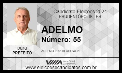 Candidato ADELMO 2024 - PRUDENTÓPOLIS - Eleições