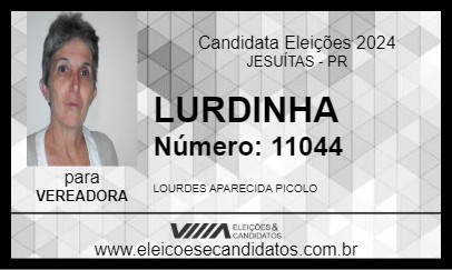 Candidato LURDINHA 2024 - JESUÍTAS - Eleições