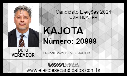 Candidato KAJOTA 2024 - CURITIBA - Eleições