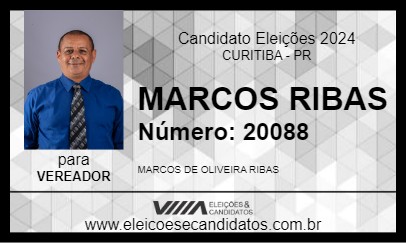 Candidato MARCOS RIBAS 2024 - CURITIBA - Eleições