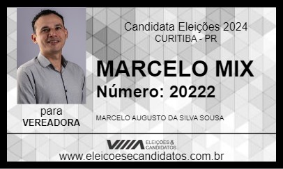 Candidato MARCELO MIX 2024 - CURITIBA - Eleições