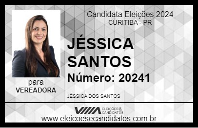 Candidato JÉSSICA SANTOS 2024 - CURITIBA - Eleições