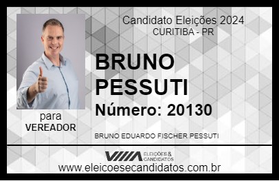 Candidato BRUNO PESSUTI 2024 - CURITIBA - Eleições