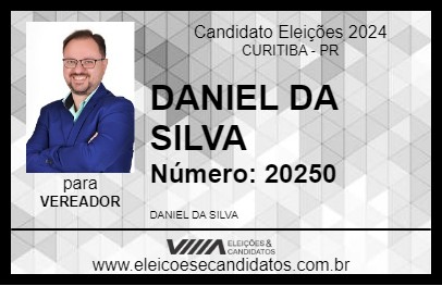 Candidato DANIEL DA SILVA 2024 - CURITIBA - Eleições