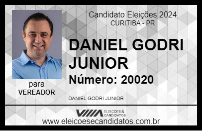 Candidato DANIEL GODRI JUNIOR 2024 - CURITIBA - Eleições