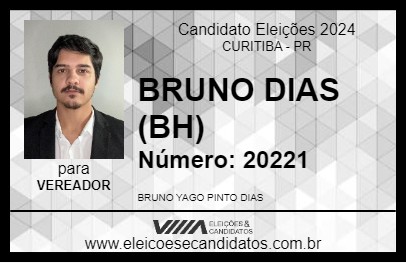 Candidato BRUNO DIAS (BH) 2024 - CURITIBA - Eleições