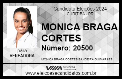 Candidato MONICA BRAGA CORTES 2024 - CURITIBA - Eleições