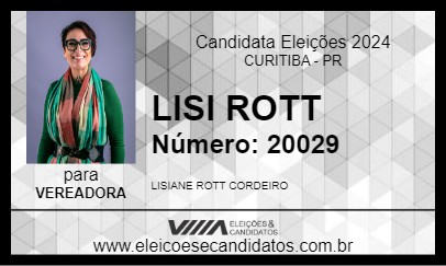 Candidato LISI ROTT 2024 - CURITIBA - Eleições