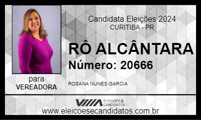 Candidato RÔ ALCÂNTARA 2024 - CURITIBA - Eleições