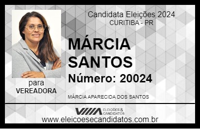 Candidato MÁRCIA SANTOS 2024 - CURITIBA - Eleições