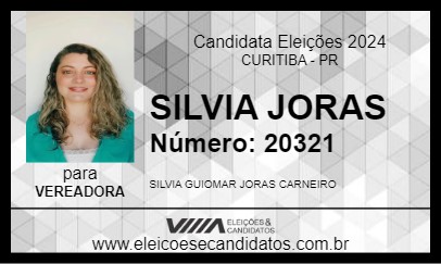 Candidato SILVIA JORAS 2024 - CURITIBA - Eleições