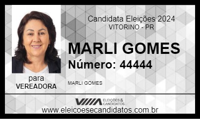 Candidato MARLI GOMES 2024 - VITORINO - Eleições