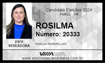 Candidato ROSILMA 2024 - FAROL - Eleições