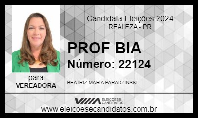 Candidato PROF BIA 2024 - REALEZA - Eleições