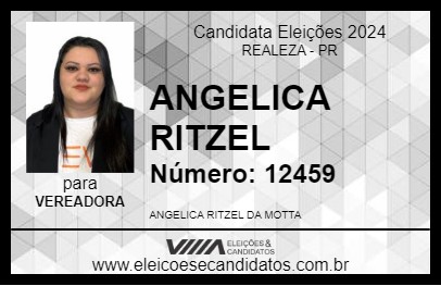 Candidato ANGELICA RITZEL 2024 - REALEZA - Eleições