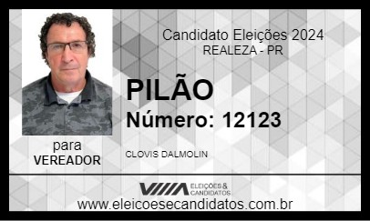 Candidato PILÃO 2024 - REALEZA - Eleições