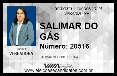 Candidato SALIMAR DO GÁS 2024 - SARANDI - Eleições