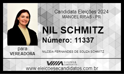 Candidato NIL SCHMITZ 2024 - MANOEL RIBAS - Eleições