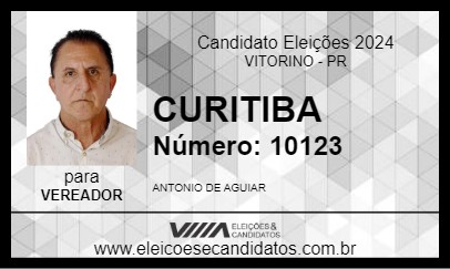 Candidato CURITIBA 2024 - VITORINO - Eleições