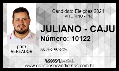 Candidato JULIANO - CAJU 2024 - VITORINO - Eleições