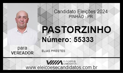 Candidato ELIAS PRESTES 2024 - PINHÃO - Eleições