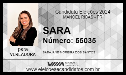 Candidato SARA 2024 - MANOEL RIBAS - Eleições