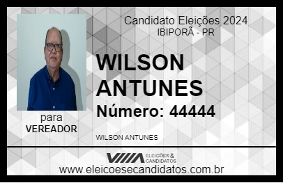 Candidato WILSON DA ANJUS 2024 - IBIPORÃ - Eleições