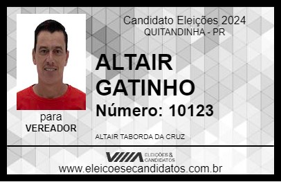 Candidato ALTAIR GATINHO 2024 - QUITANDINHA - Eleições