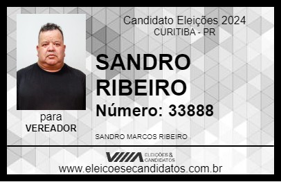 Candidato SANDRO RIBEIRO 2024 - CURITIBA - Eleições