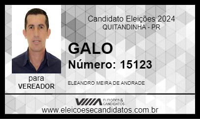 Candidato GALO 2024 - QUITANDINHA - Eleições